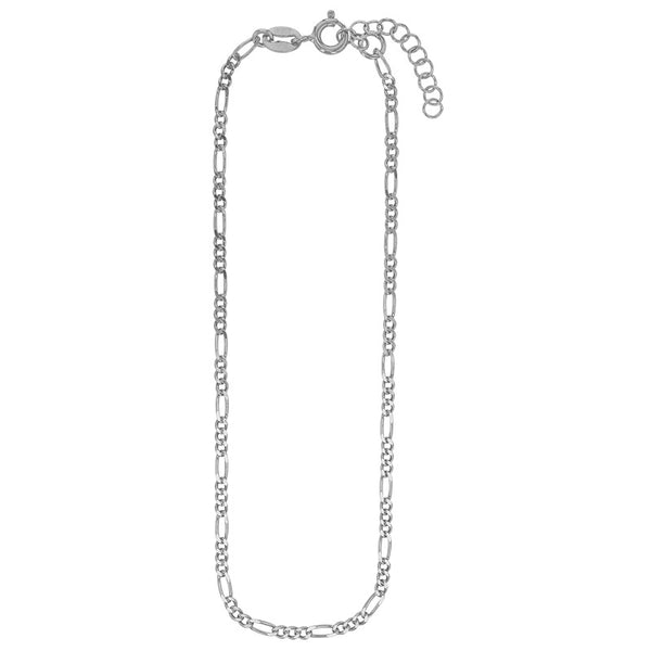 Tobillera Plata 925 Eslabón figaro