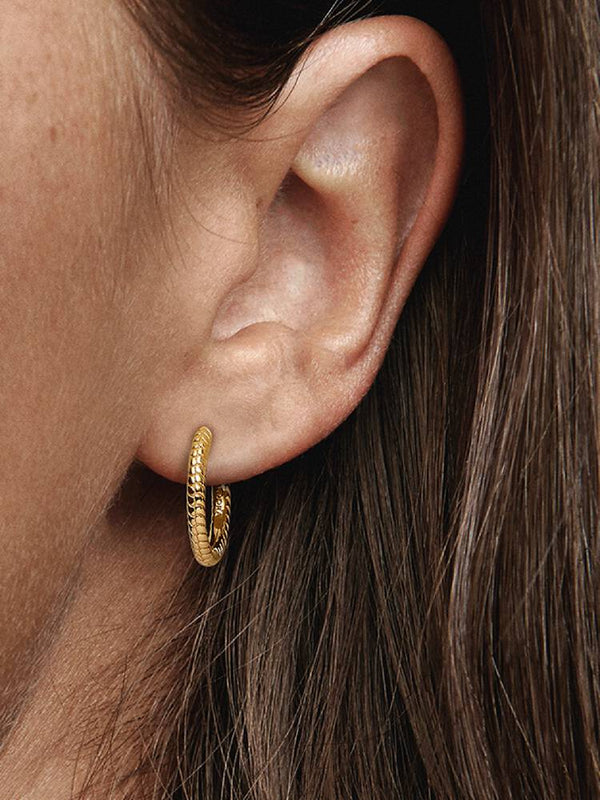Pendientes de Aro Pandora Moments para Charm Pequeños