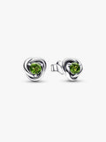 Pendientes de botón Circulo Eternity Agosto Moments