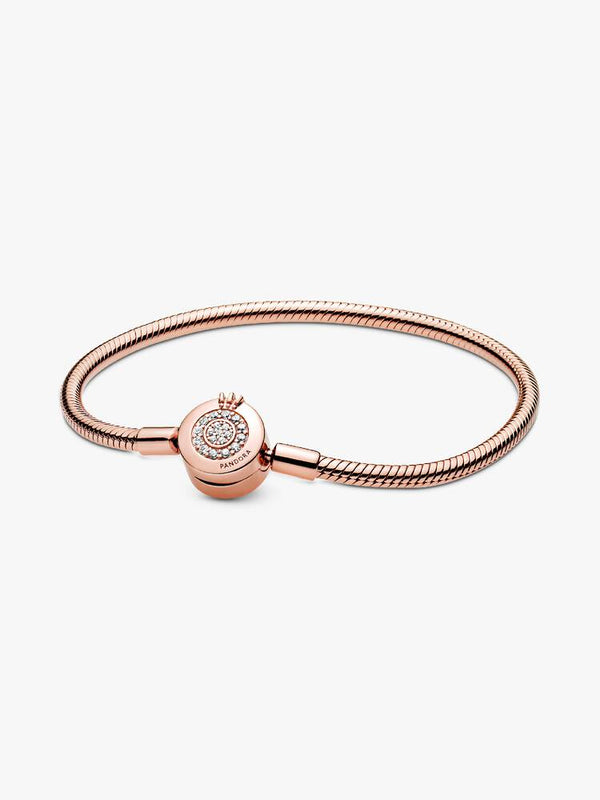 Pulsera de Cadena de Serpiente O coronada Brillante Moments