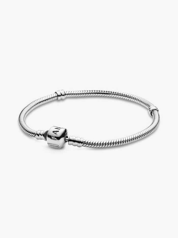 Pulsera Pandora Moments Cadena de Serpiente con Cierre de Barril Moments