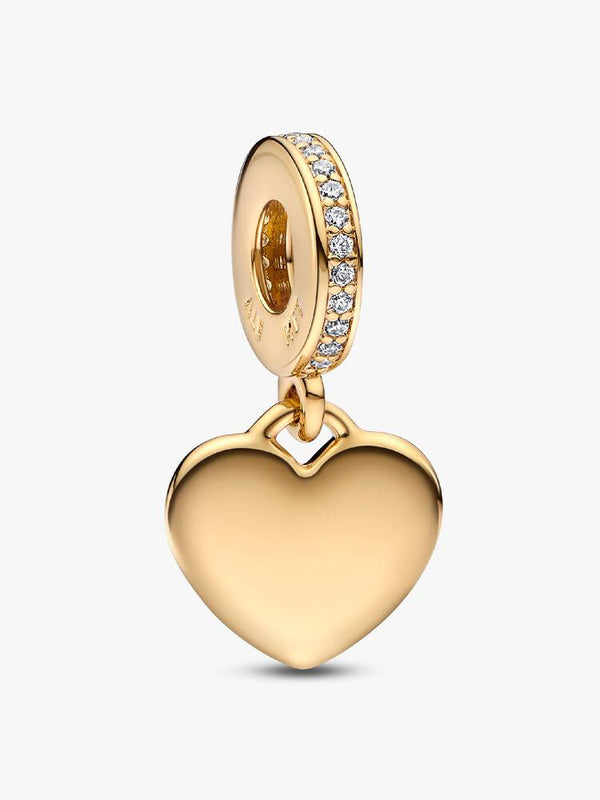 Charm Colgante Etiqueta de Corazón Moments