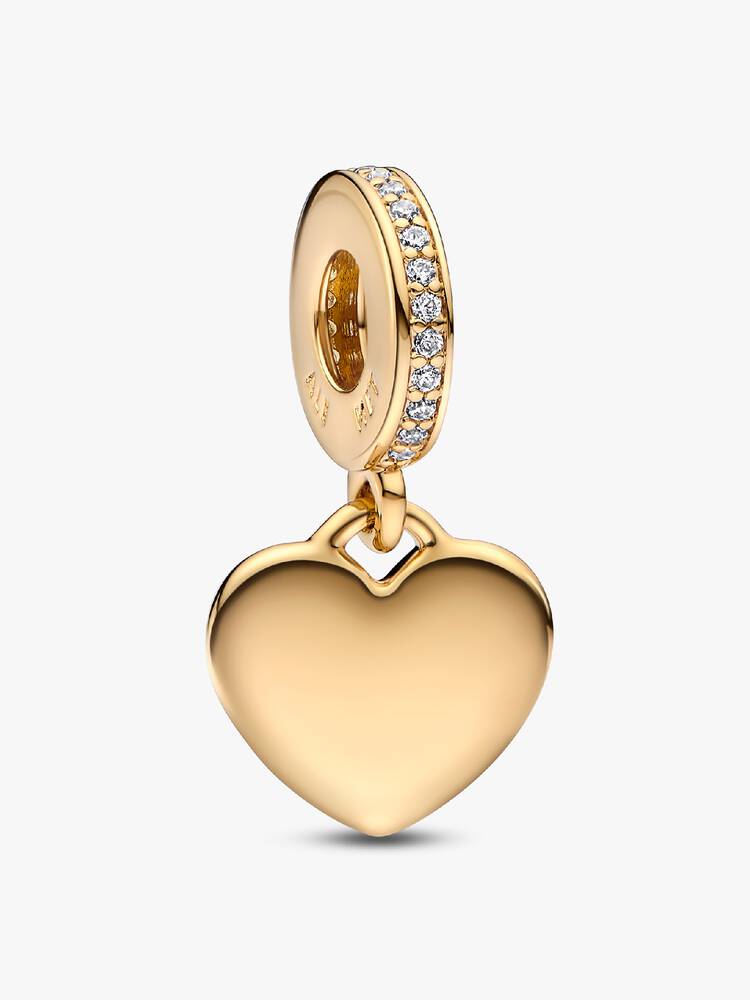 Charm Colgante Etiqueta de Corazón Moments