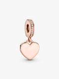Charm Colgante Etiqueta de Corazón Moments