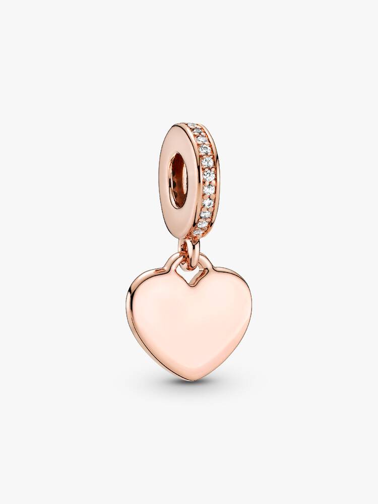 Charm Colgante Etiqueta de Corazón Moments