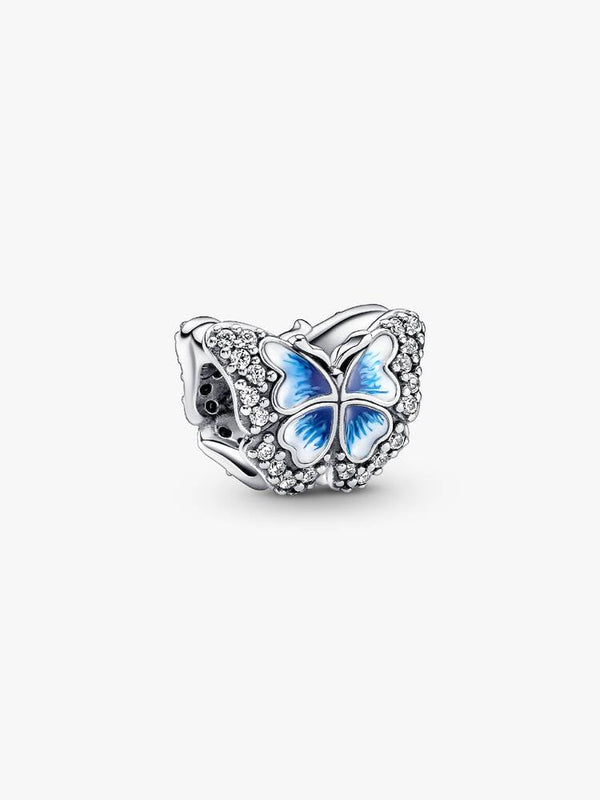 Charm Mariposa Azul Brillante Moments