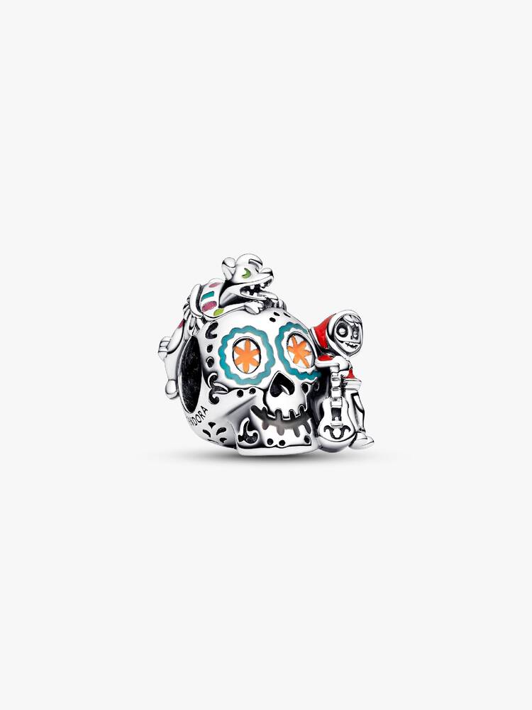 Charm Calavera de Miguel y Dante de Coco de Disney Pixar