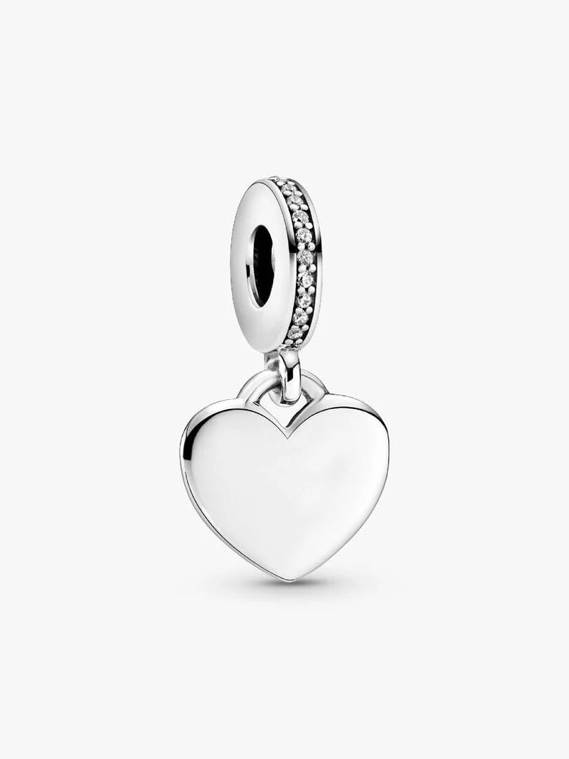 Charm Colgante Etiqueta de Corazón Moments