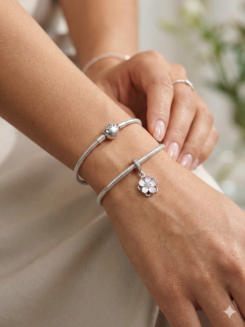Charm Colgante Flor de Cerezo Moments