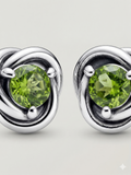 Pendientes de botón Circulo Eternity Agosto Moments