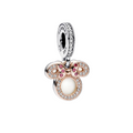 Charm Colgante Doble Silueta Minnie Mouse de Disney