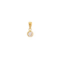 Colgante Oro de 18k + Circonita