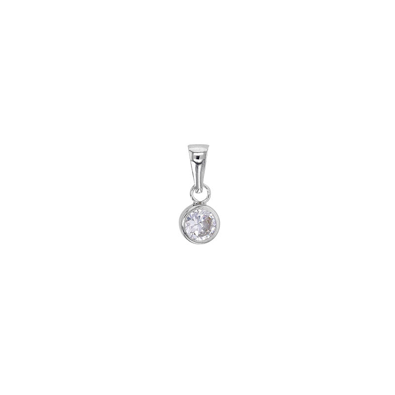 Colgante Oro de 18k + Circonita