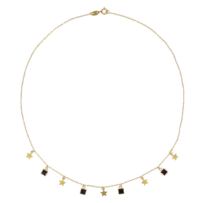 Collar Estrellas Oro de 18k