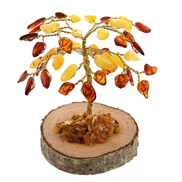 Decoración con Ámbar coñac 8cm
