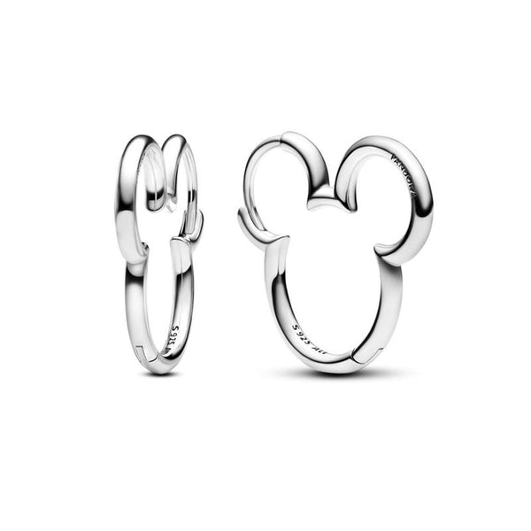Pendientes Pandora Silueta Mickey Mouse de Disney