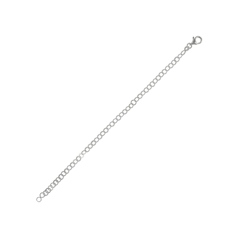 Pulsera de plata cadena espiga