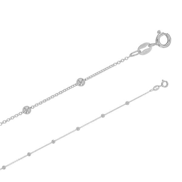 Pulsera de plata bolas