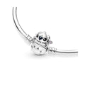 Pulsera Rígida Pandora Moments Cierre Mordisco Stitch de Disney