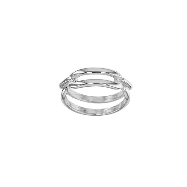 Sortija Plata 925 cruzada