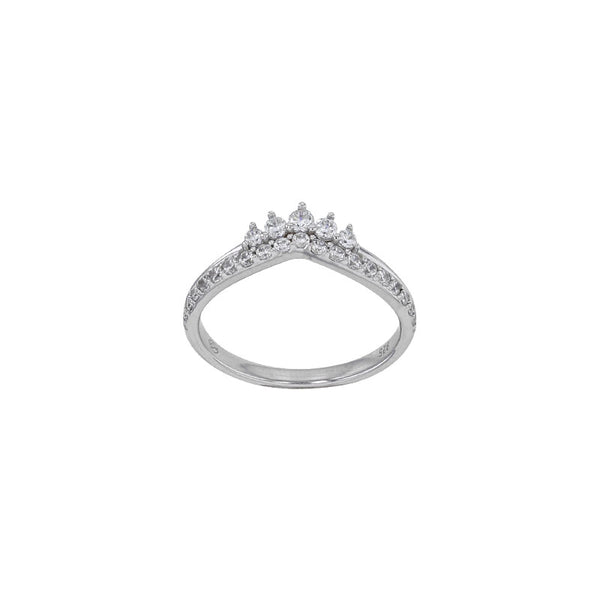Sortija Plata 925 rodiada con Circonita